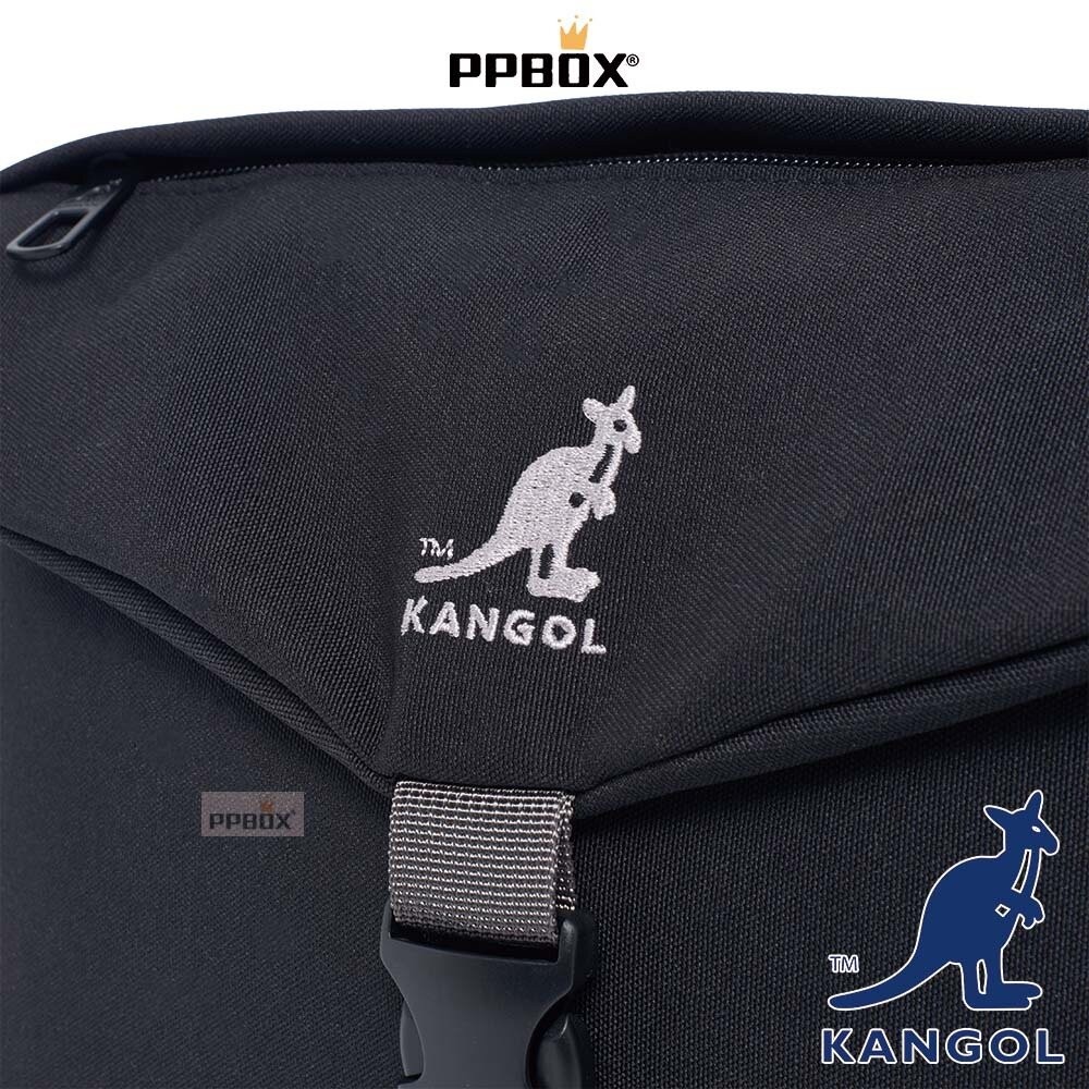 KANGOL 多格層 郵差包 附背帶 包包 [64551705]-細節圖11