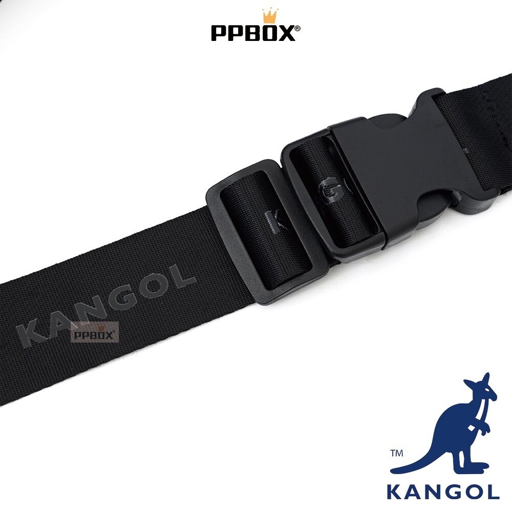 KANGOL 袋鼠經典LOGO胸包系列 附背帶 包包-細節圖2
