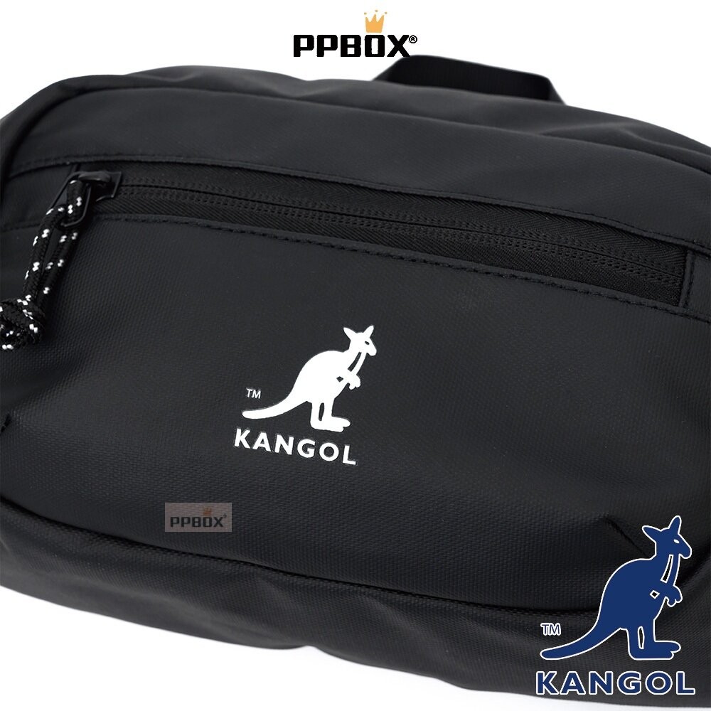 KANGOL 袋鼠經典LOGO胸包系列 附背帶 包包-細節圖3