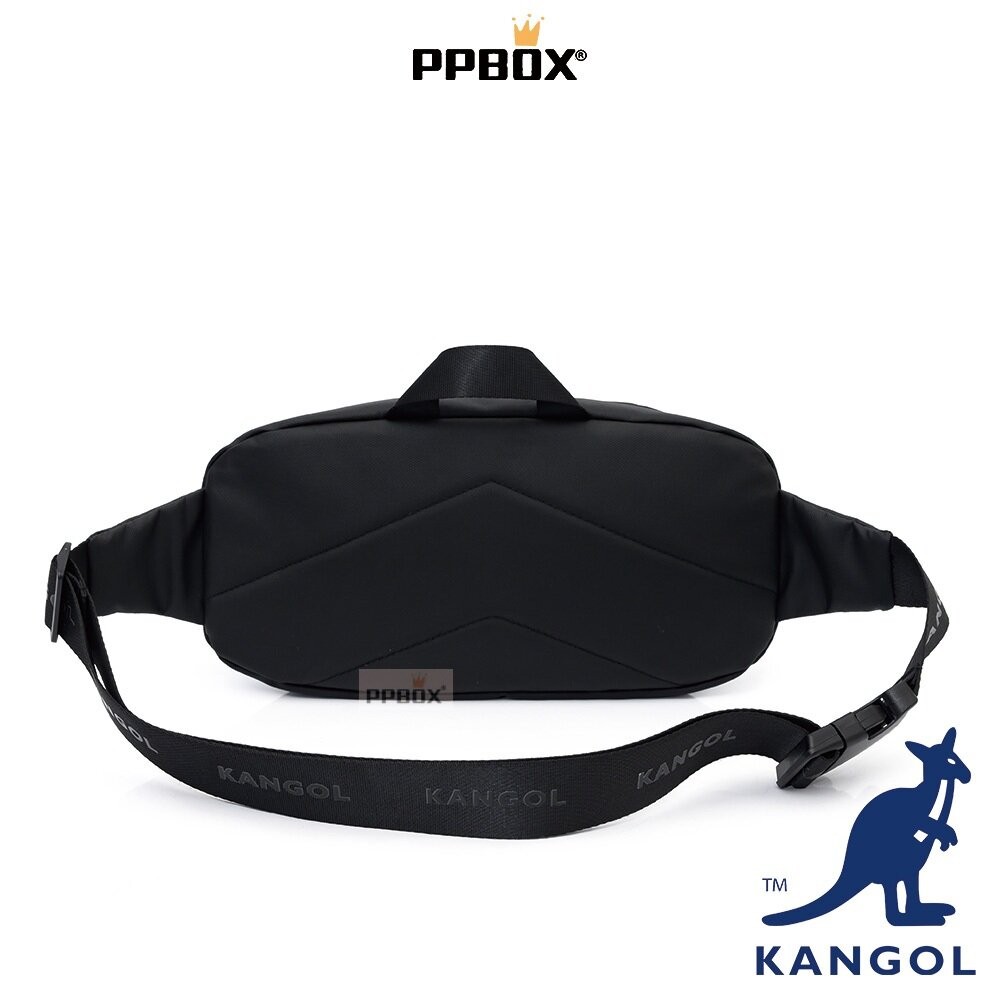 KANGOL 袋鼠經典LOGO胸包系列 附背帶 包包-細節圖6