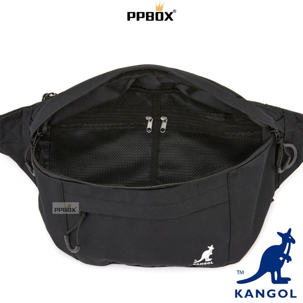 KANGOL 袋鼠經典LOGO胸包系列 附背帶 包包-細節圖7