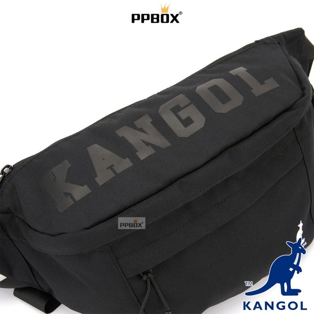 KANGOL 袋鼠經典LOGO胸包系列 附背帶 包包-細節圖9