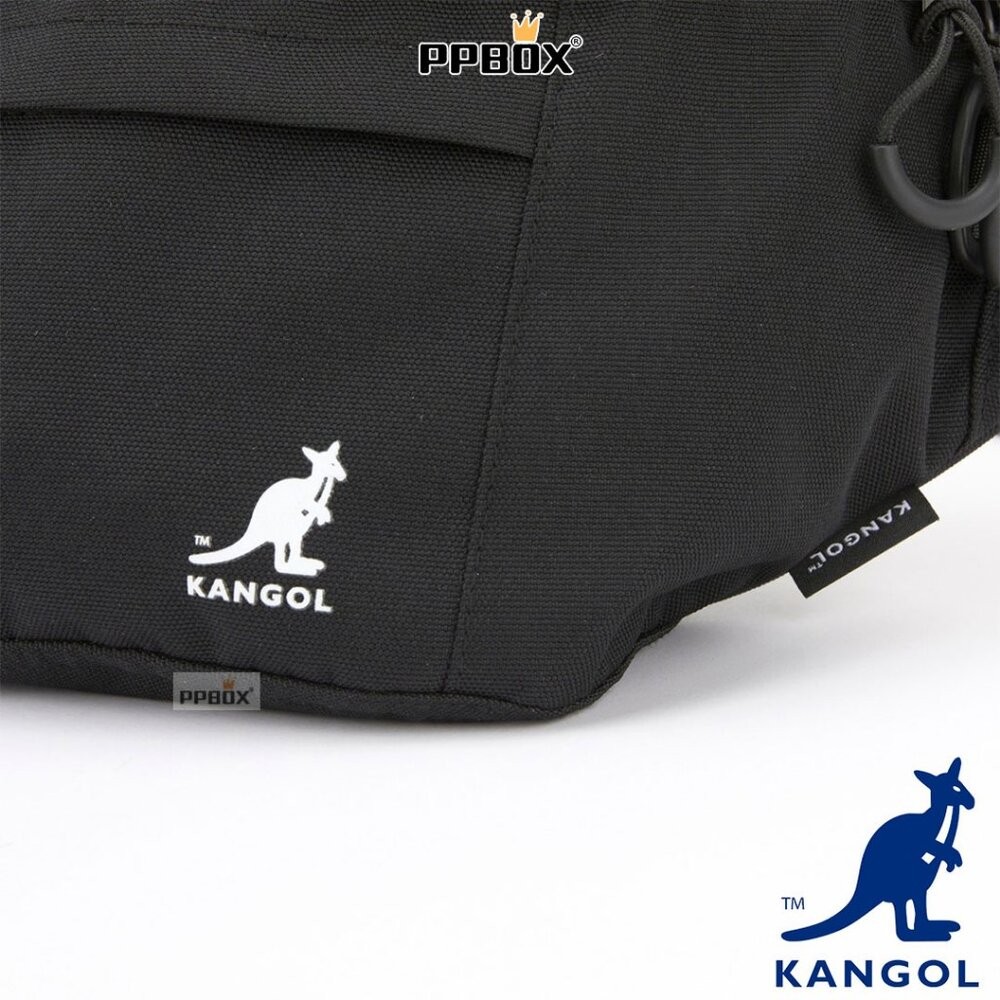 KANGOL 袋鼠經典LOGO胸包系列 附背帶 包包-細節圖10