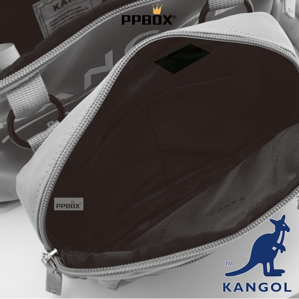 KANGOL 可拆卸 多功能側背包 附背帶 包包 【66551701】-細節圖7