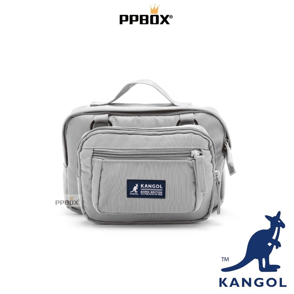 KANGOL 可拆卸 多功能側背包 附背帶 包包 【66551701】-規格圖11