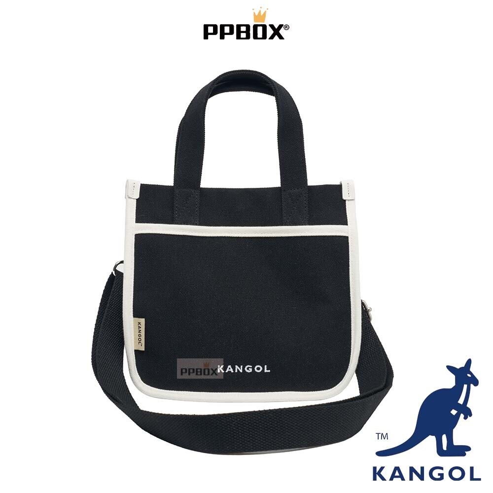 KANGOL 前口袋 方塊包 附背帶 包包 【64551701】-細節圖4