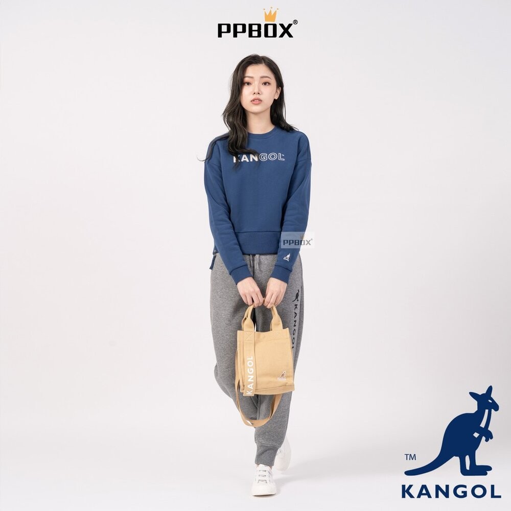 KANGOL 帆布斜背包 小方包 附背帶 【61551711】-細節圖8