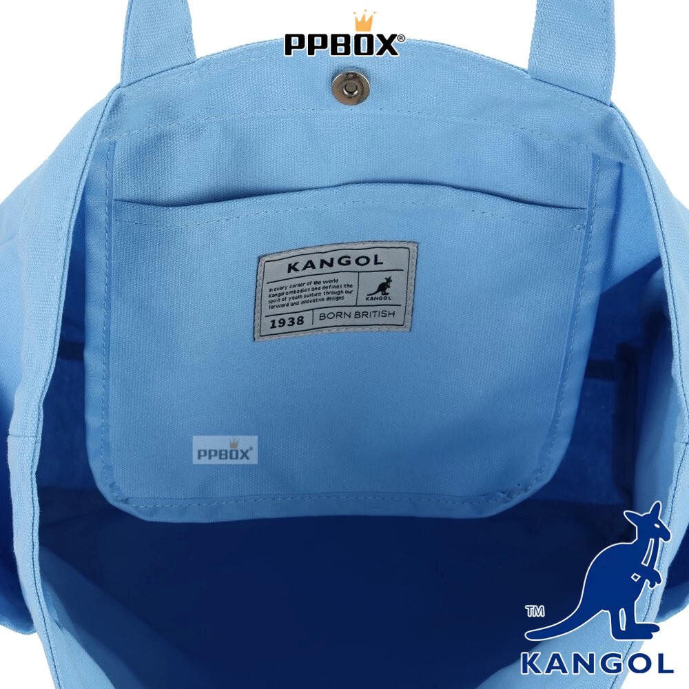 KANGOL 刺繡LOGO 亮色系托特包 包包 【66251718】-細節圖6