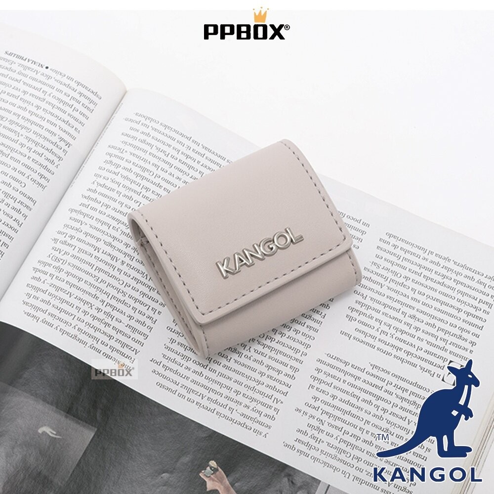 KANGOL 扣環吊飾 零錢包 【65528783】-細節圖4