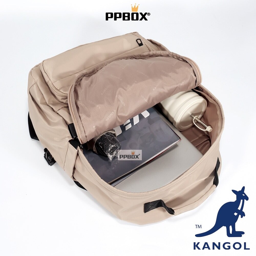 KANGOL 17吋筆電後背包 附收納包 包包 [65558741]-細節圖4