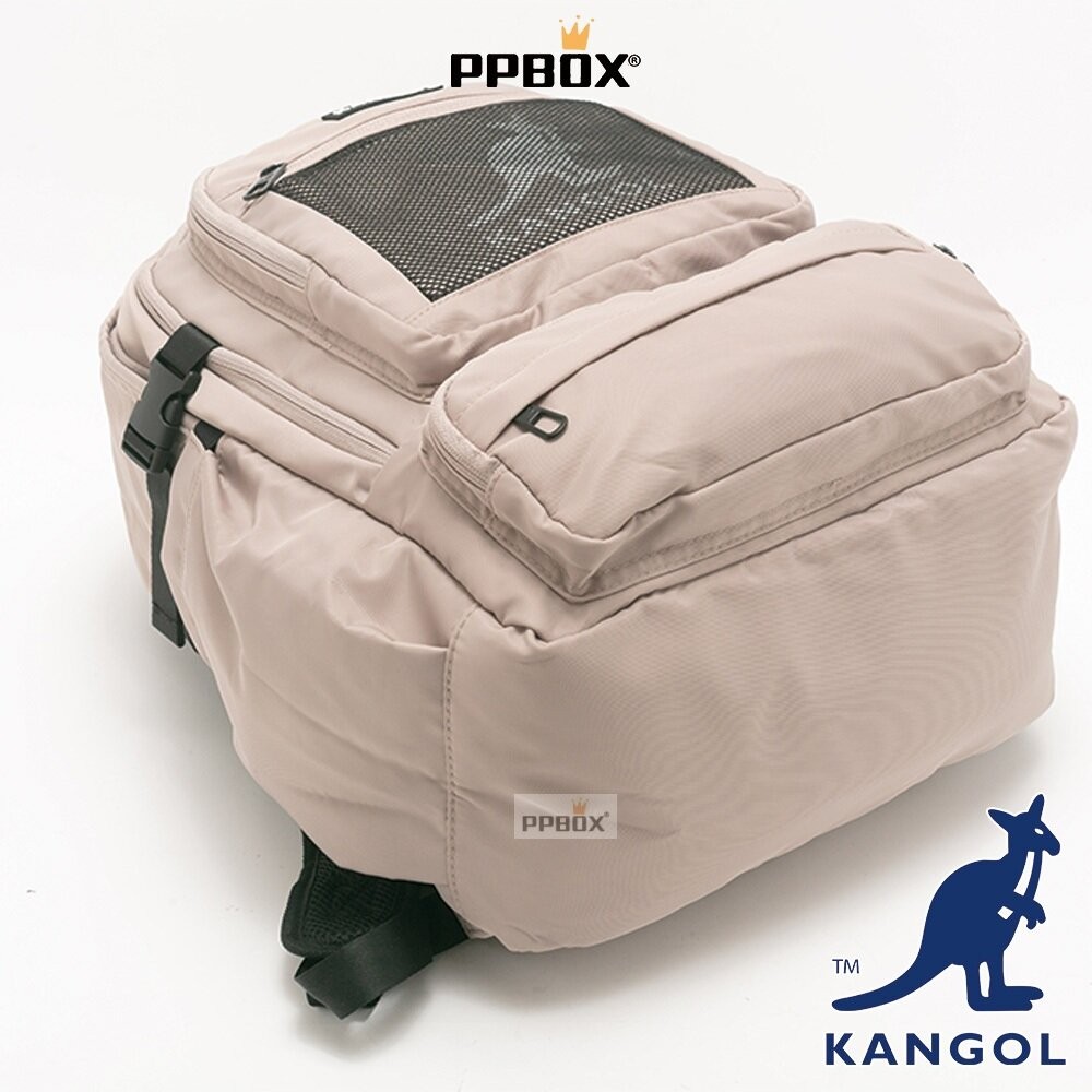 KANGOL 17吋筆電後背包 附收納包 包包 [65558741]-細節圖9