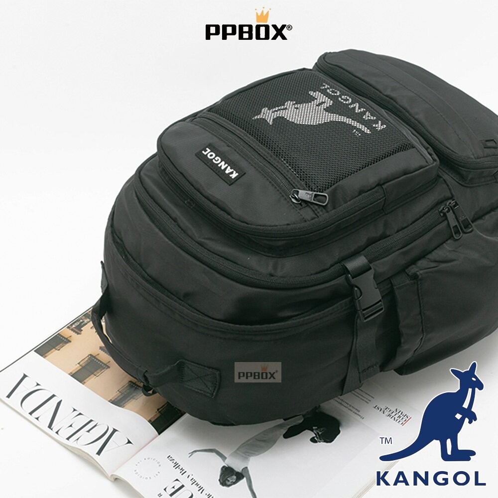 KANGOL 17吋筆電後背包 附收納包 包包 [65558741]-細節圖11