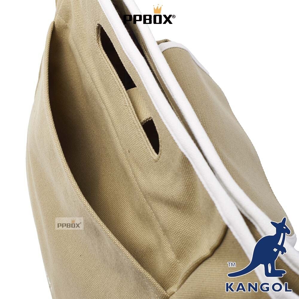 KANGOL 口袋 兩用 手提 斜背包 附背帶 包包  【64551703】-細節圖9