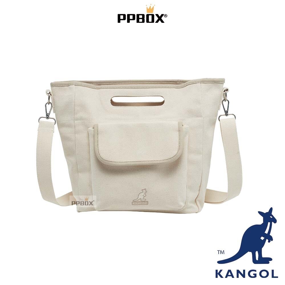 KANGOL 口袋 兩用 手提 斜背包 附背帶 包包  【64551703】-規格圖9