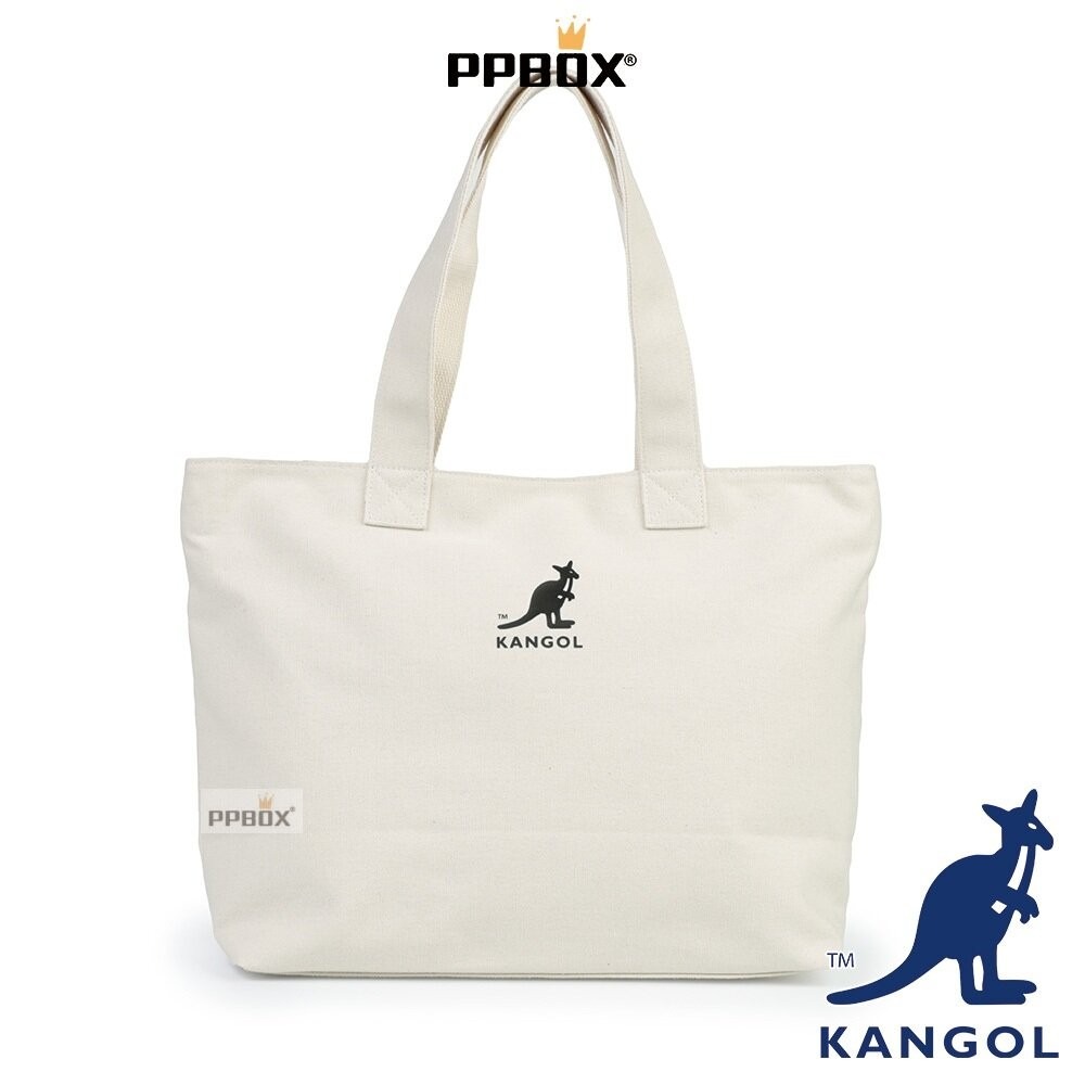KANGOL 滿版字母LOGO帆布包 系列 包包 65551706-細節圖3