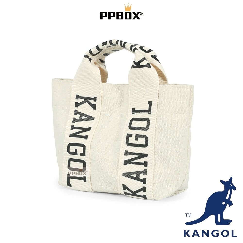 KANGOL 滿版字母LOGO帆布包 系列 包包 65551706-細節圖4