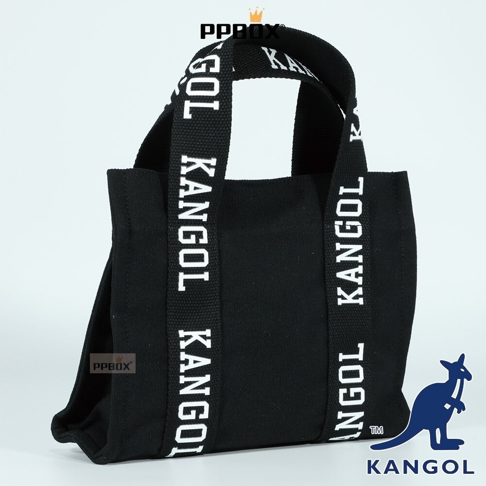 KANGOL 滿版字母LOGO帆布包 系列 包包 65551706-細節圖6
