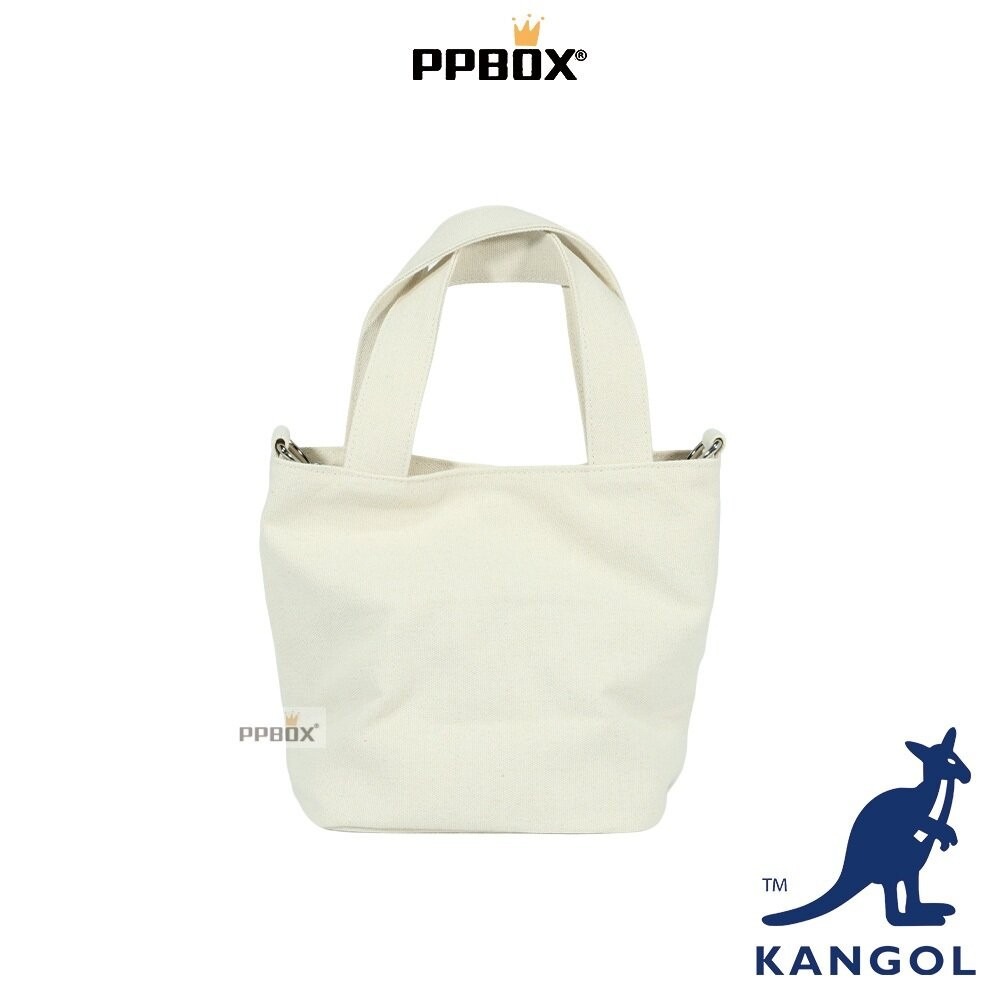 KANGOL 滿版字母LOGO帆布包 系列 包包 65551706-細節圖8