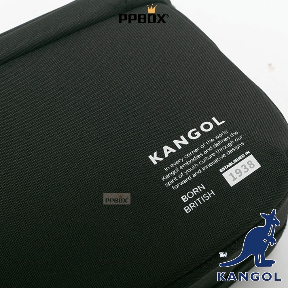 KANGOL 方塊包 便當包 附背帶 包包 【65258722】-細節圖4