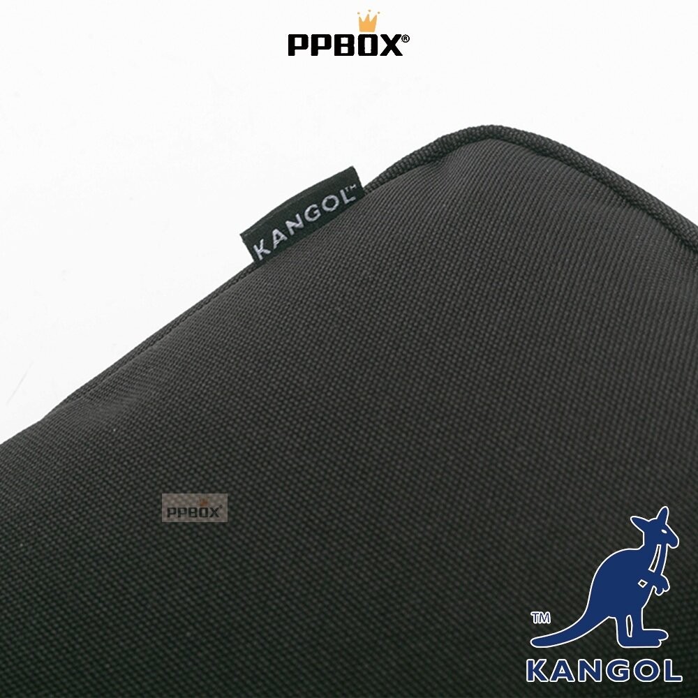 KANGOL 網布 抽繩小方包 附背帶 包包 [65558710]-細節圖9