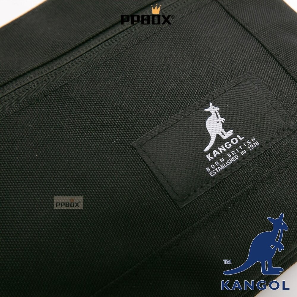KANGOL  布標 三層 小方包 附背帶 包包 [66251703]-細節圖7