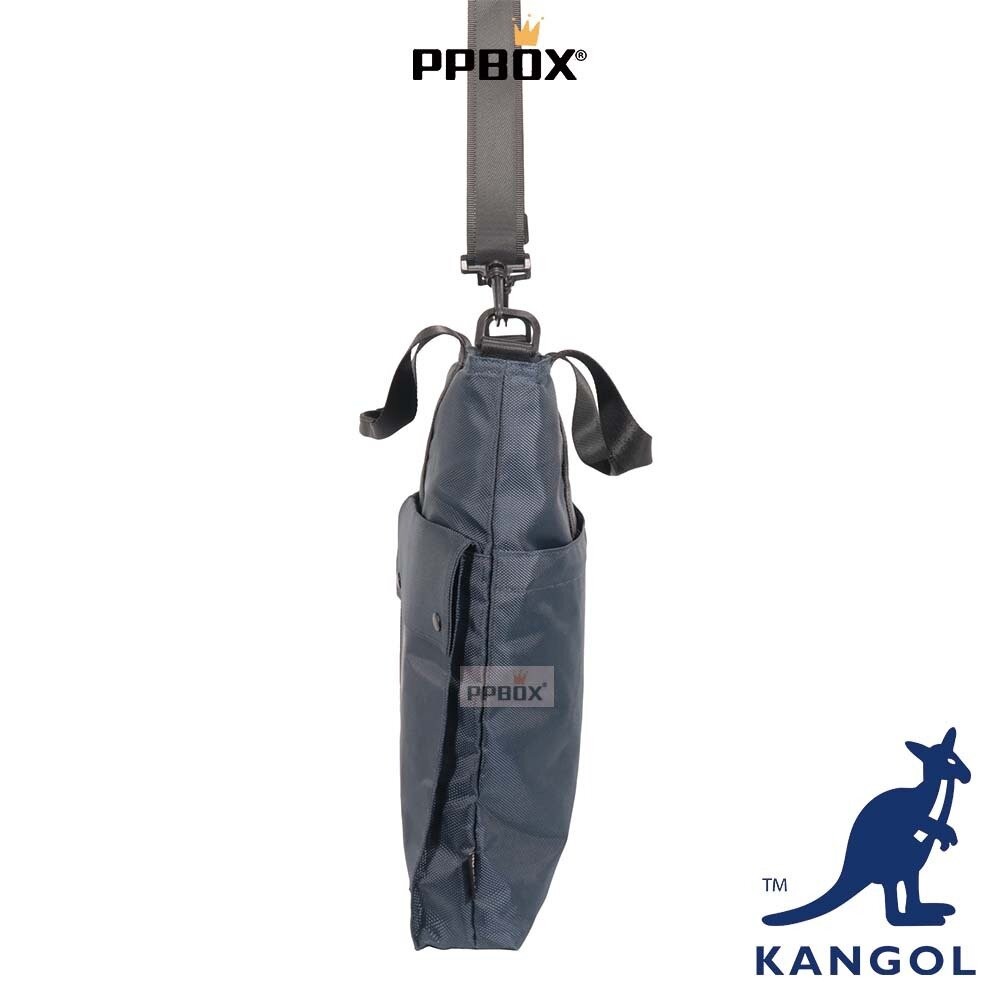 KANGOL 兩用 口袋 手提 托特包   附背帶 包包 【65258720】-細節圖3