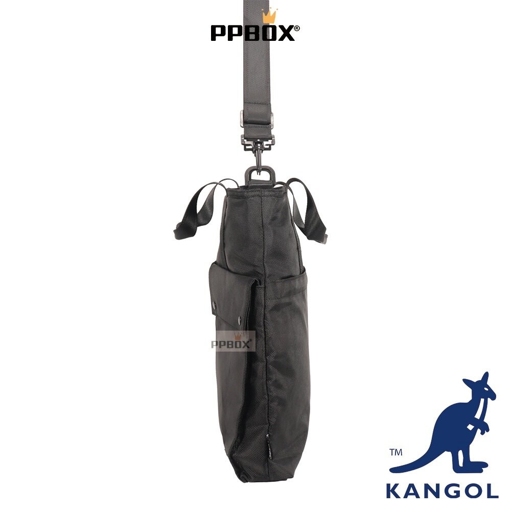 KANGOL 兩用 口袋 手提 托特包   附背帶 包包 【65258720】-細節圖5