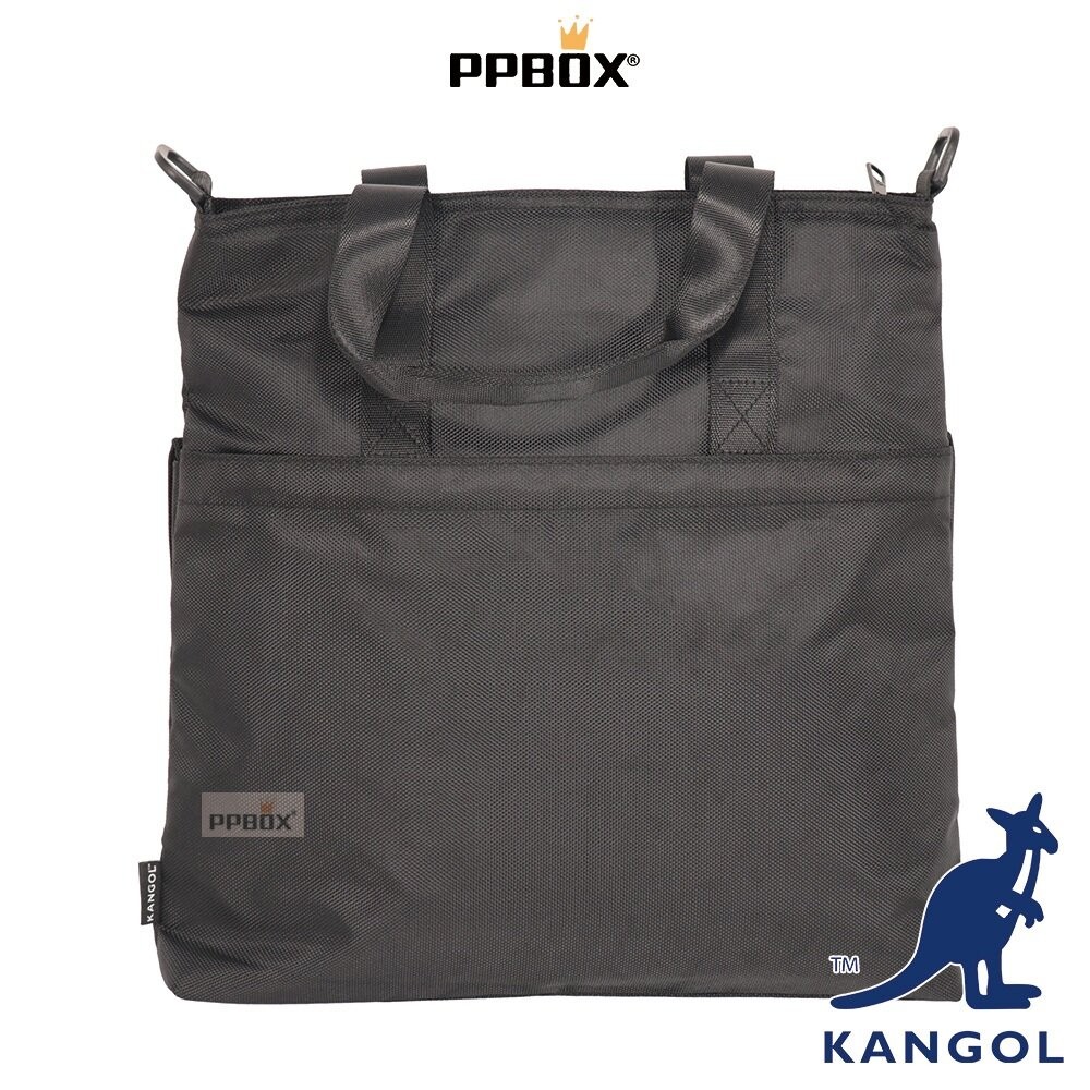 KANGOL 兩用 口袋 手提 托特包   附背帶 包包 【65258720】-細節圖7