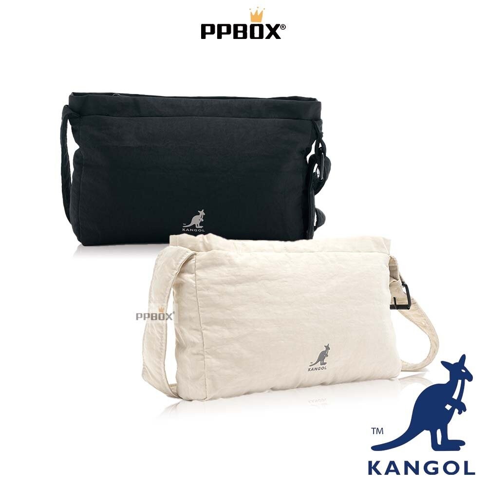 KANGOL 尼龍 雲朵側背包 附背帶 包包 [65251702]-細節圖3