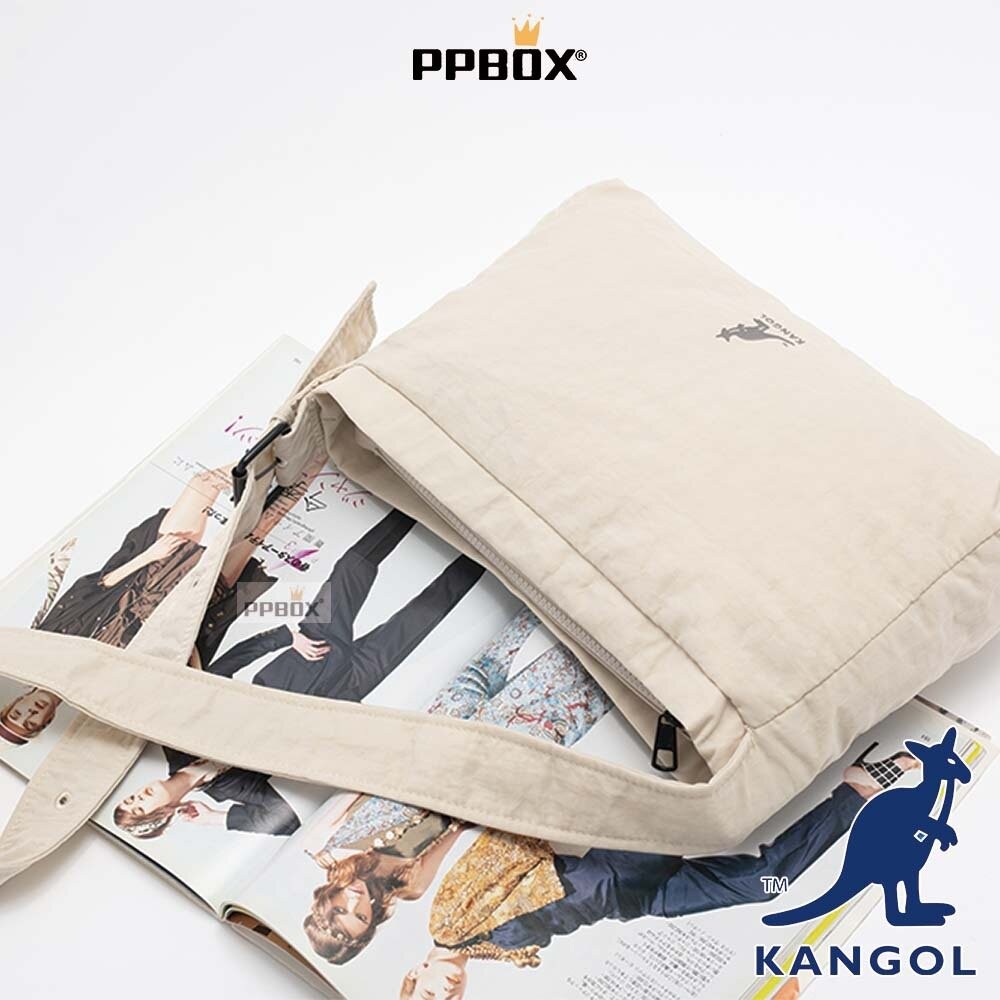 KANGOL 尼龍 雲朵側背包 附背帶 包包 [65251702]-細節圖9