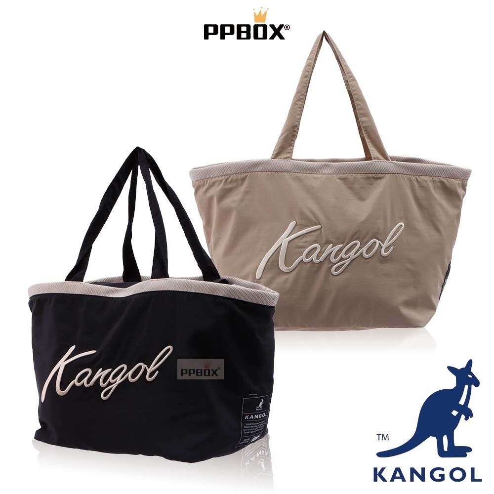KANGOL 繡花LOGO 托特包 包包 【65251703】-細節圖3