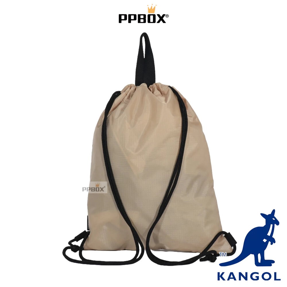 KANGOL 束口袋 防潑水背包 包包 【65258781】-細節圖4