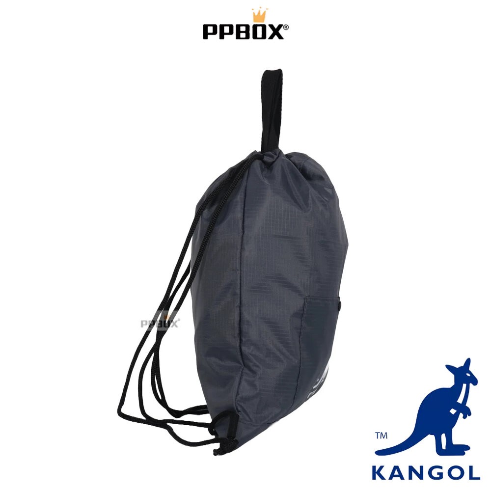 KANGOL 束口袋 防潑水背包 包包 【65258781】-細節圖6