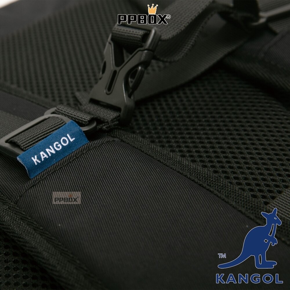 KANGOL 前開多隔層 17吋筆電後背包 包包 【66551740】-細節圖6