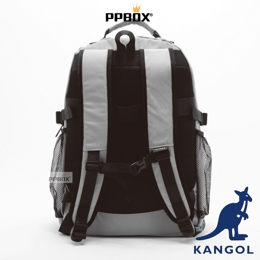 KANGOL 前開多隔層 17吋筆電後背包 包包 【66551740】-細節圖9
