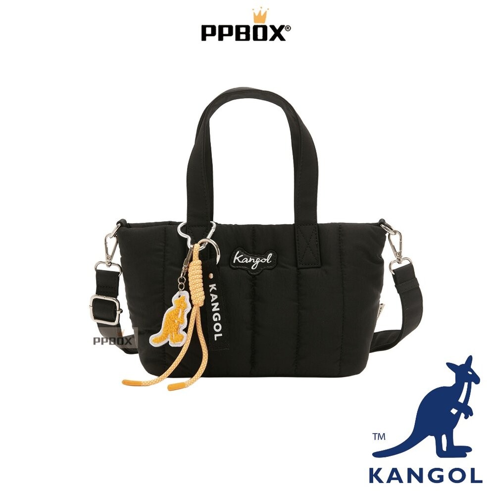 KANGOL 泡芙感側背包 附吊飾 附背帶 包包 【66251714】-規格圖11