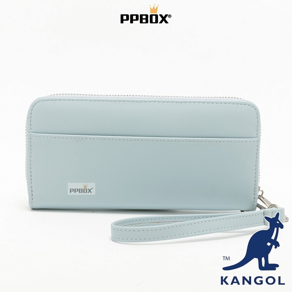 KANGOL 附掛繩 皮革長夾 包包 【65528784】-細節圖7