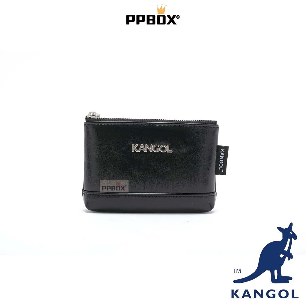 KANGOL 金屬LOGO 皮革零錢包 包包 【65528782】-規格圖8