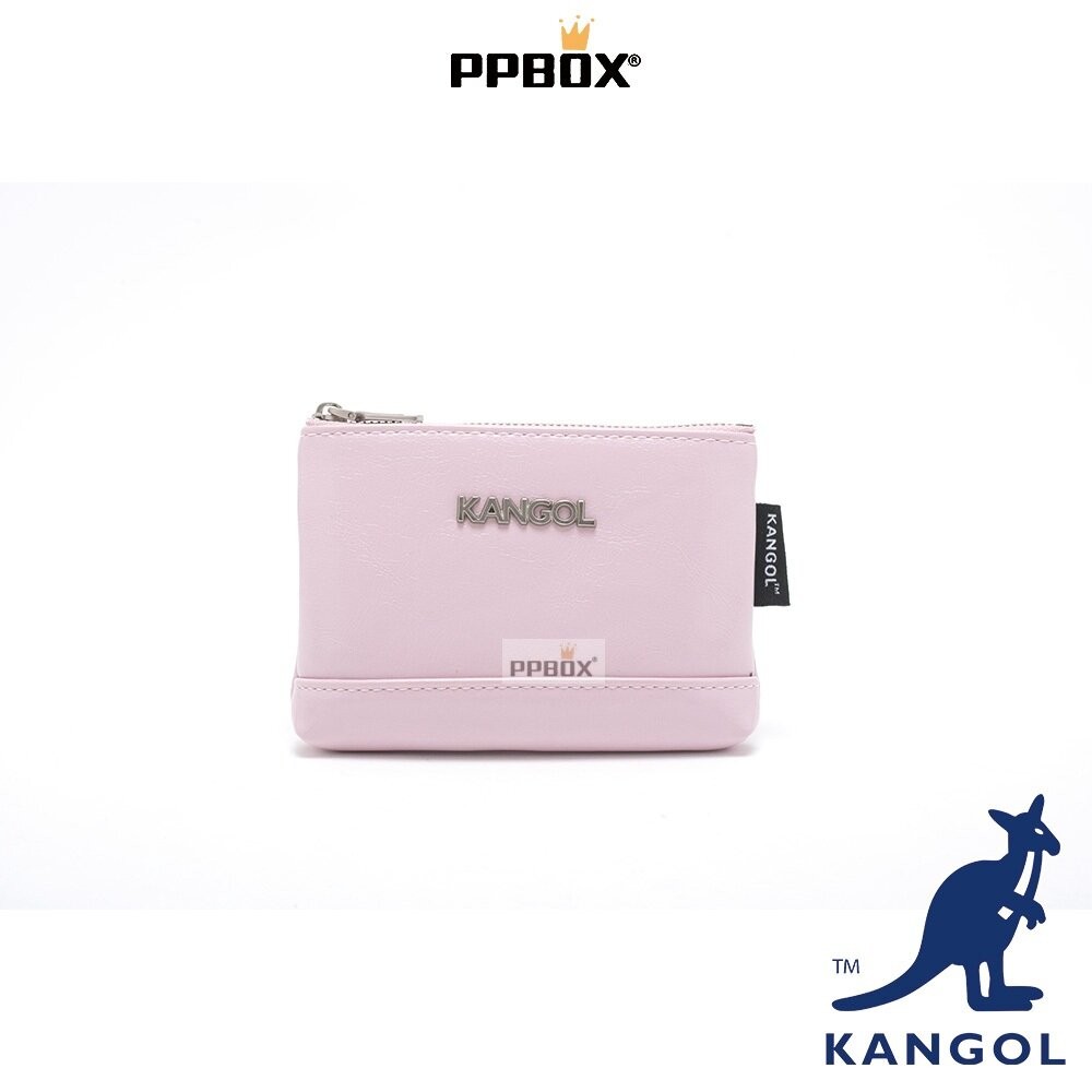KANGOL 金屬LOGO 皮革零錢包 包包 【65528782】-規格圖8