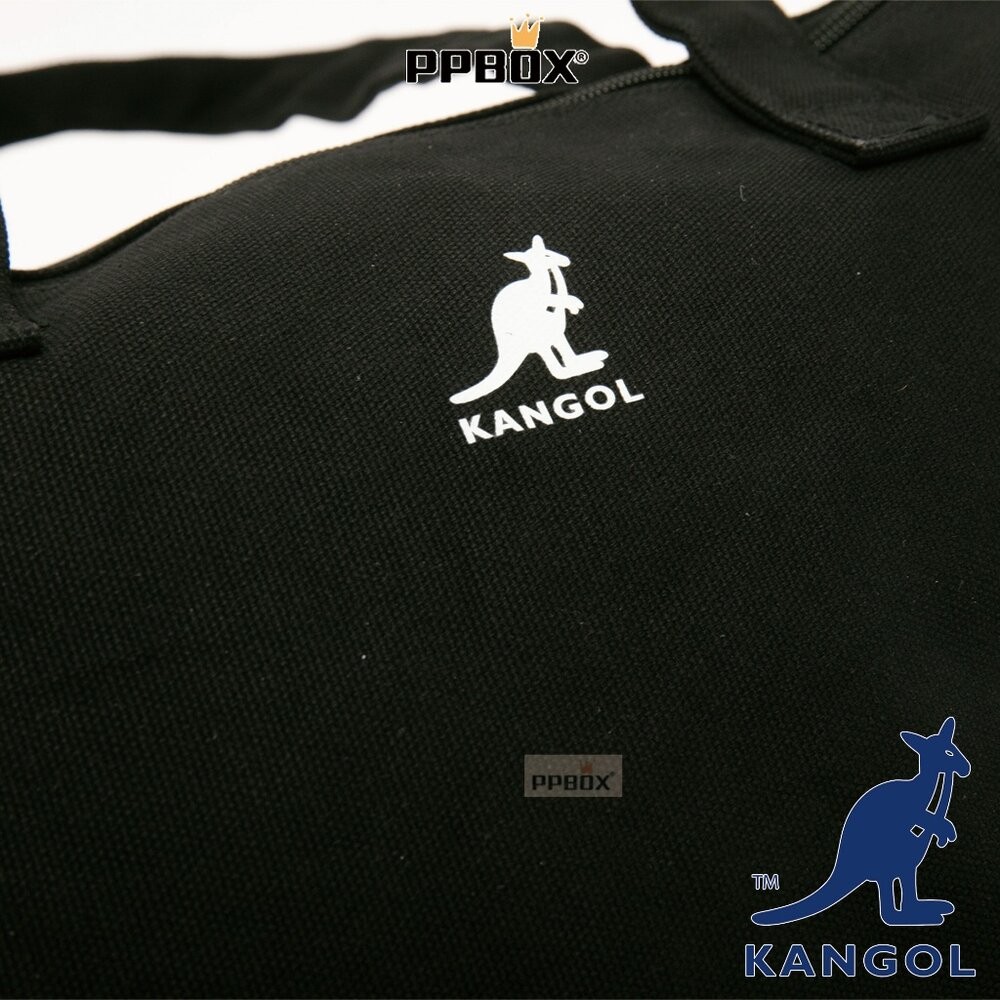 KANGOL 帆布 花樣貼繡潮玩托特包 包包 【66251715】-細節圖10