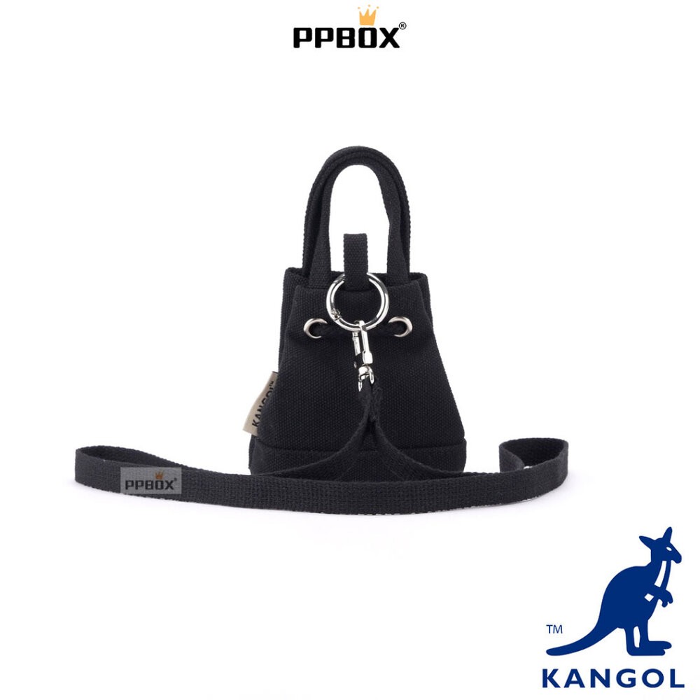 KANGOL 水桶包造型 錢包 附背帶 包包 【63258781】-細節圖3
