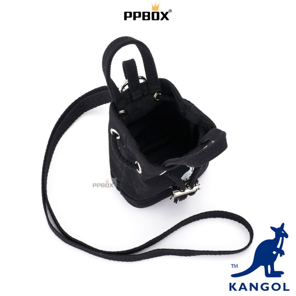 KANGOL 水桶包造型 錢包 附背帶 包包 【63258781】-細節圖4