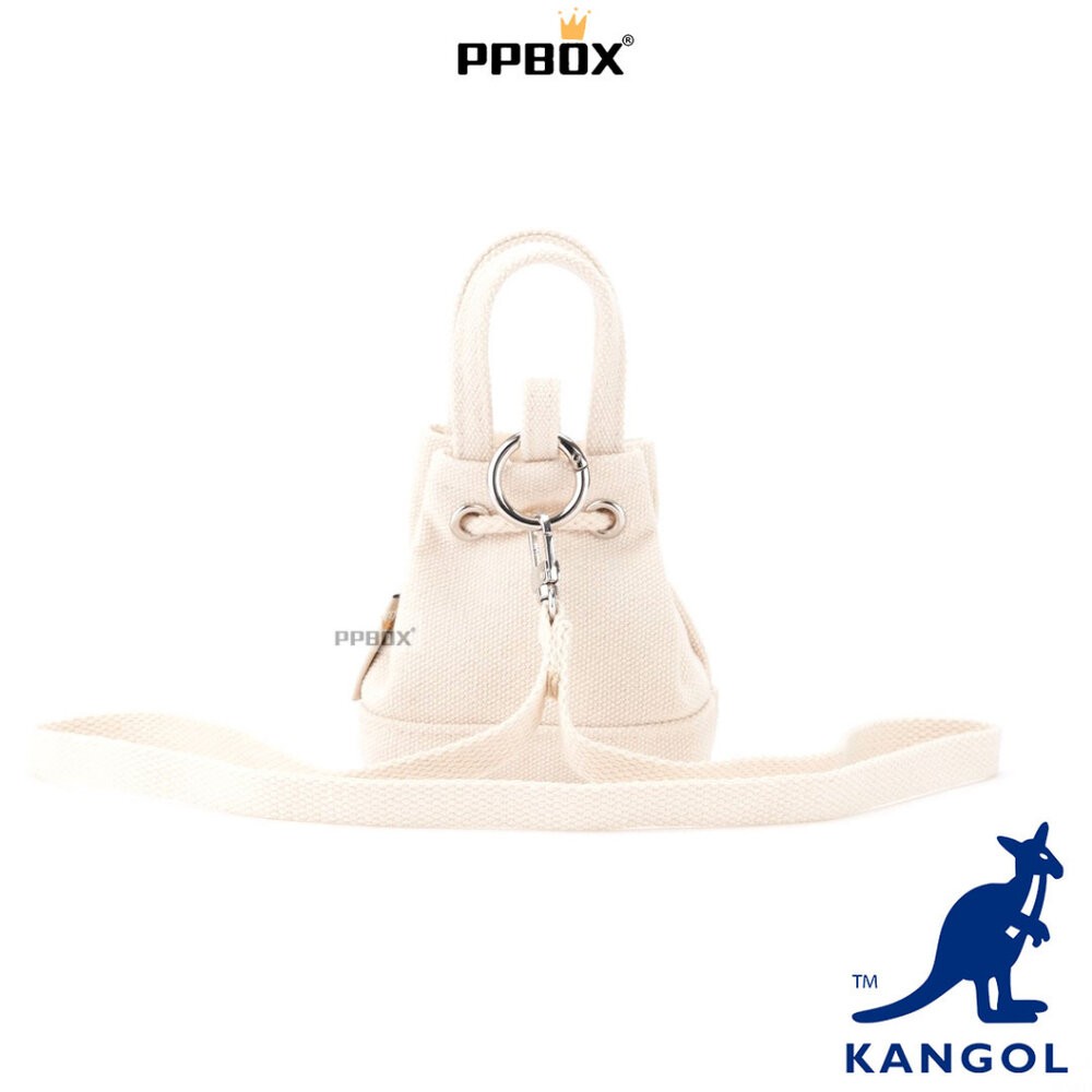 KANGOL 水桶包造型 錢包 附背帶 包包 【63258781】-細節圖5
