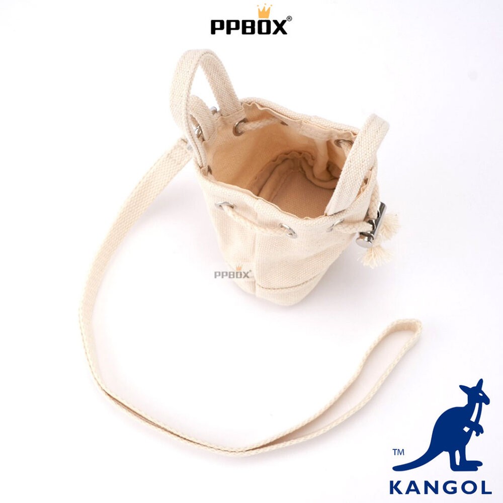 KANGOL 水桶包造型 錢包 附背帶 包包 【63258781】-細節圖6
