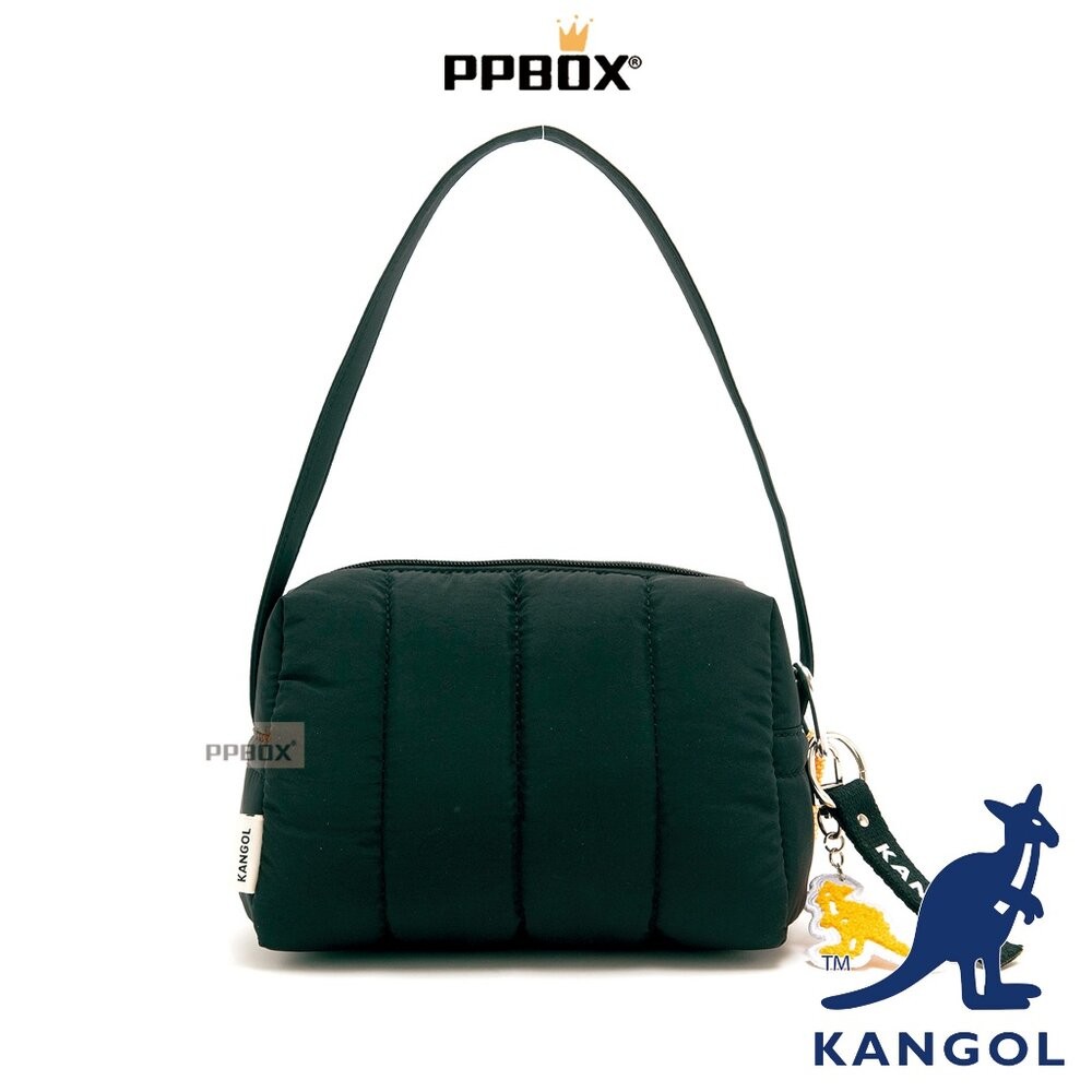 KANGOL 泡芙貝殼單肩包 附吊飾 附背帶 包包 【66251712】-細節圖6