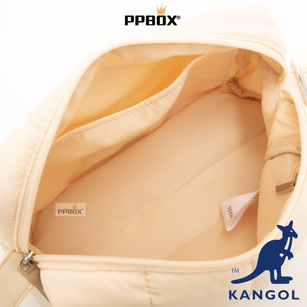 KANGOL 泡芙貝殼單肩包 附吊飾 附背帶 包包 【66251712】-細節圖7