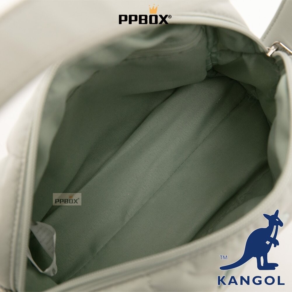 KANGOL 泡芙貝殼單肩包 附吊飾 附背帶 包包 【66251712】-細節圖8