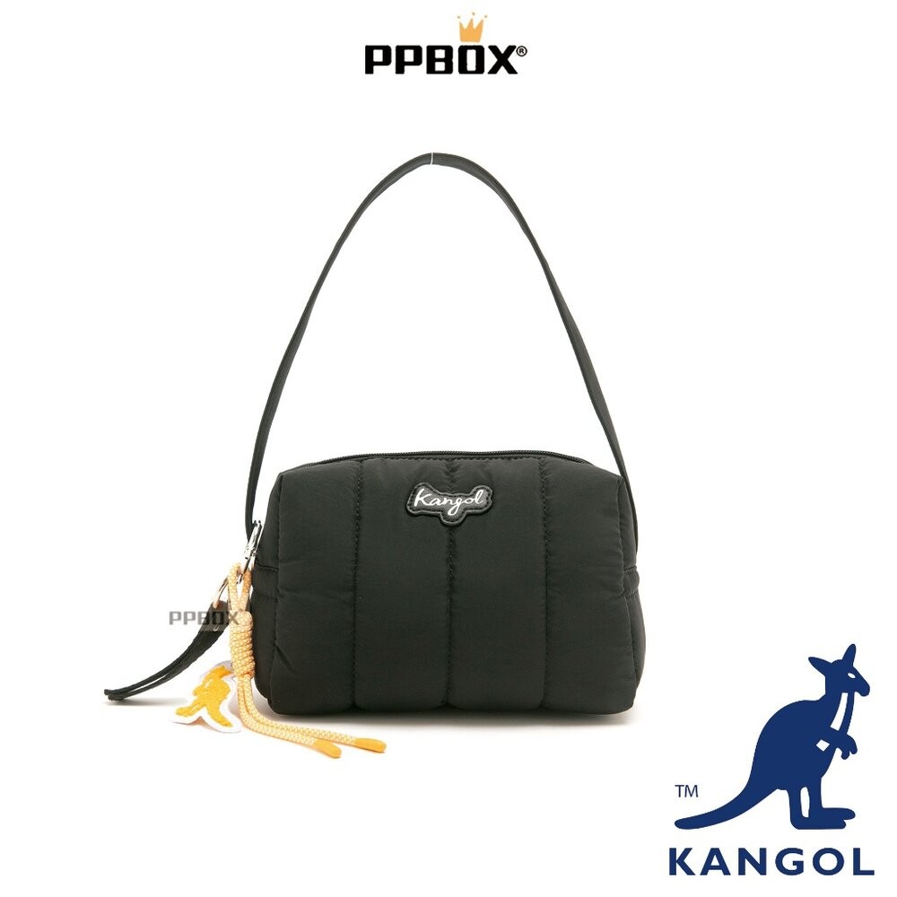 KANGOL 泡芙貝殼單肩包 附吊飾 附背帶 包包 【66251712】-規格圖11