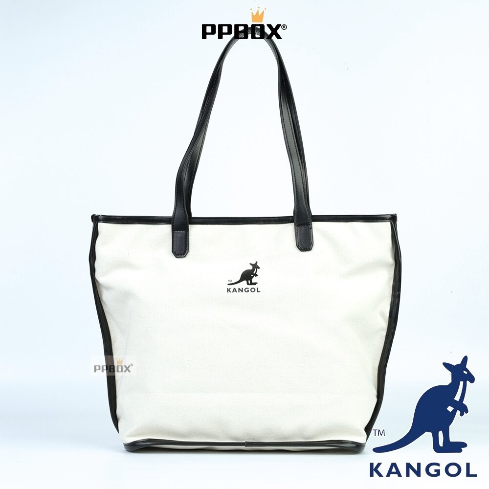KANGOL  滿版LOGO托特包 包包 【65551711】-細節圖4