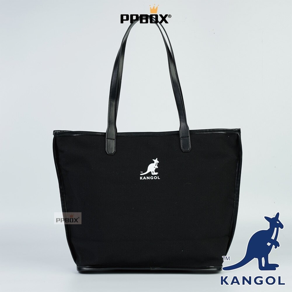 KANGOL  滿版LOGO托特包 包包 【65551711】-細節圖5